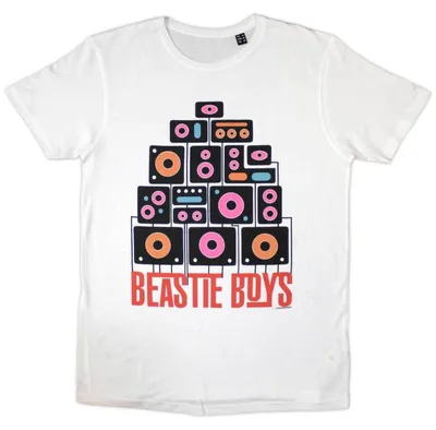 Obrázek produktu pro Beastie Boys Tape White M Tričko