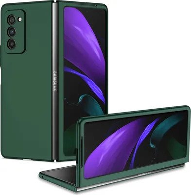 Produktbild von Samsung Z Fold2 5G Hülle, Dünn Hart PC Kratzfeste Schutzhülle für Samsung Galaxy Z Fold 2 5G Grün