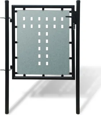 Image de Guichet de clôture simple 100 X 125 cm, noir Lumarko !