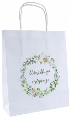 Produktbild von Torby Pro Papiertüte Geburtstag 18x8x22 Stokrotki
