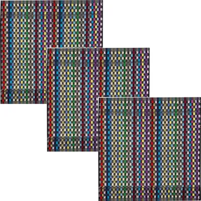 Produktbild von Kracht Grubentuch 3er-Pack bunt 50x50 cm