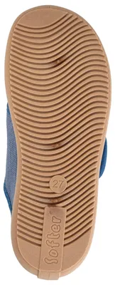 Produktbild von Fischer Kinder Hausschuh Baumwollleinen Unifarben Jungen 561935, Größe:31 EU, Farbe:Blau