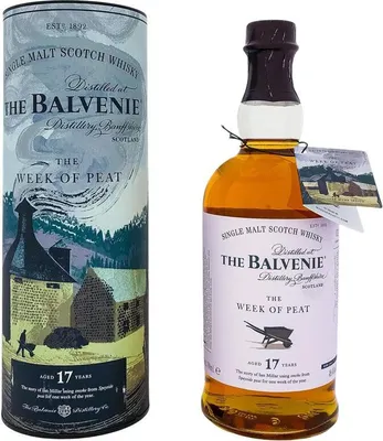 Produktbild von Balvenie 17 Years Week of Peat + Box 700ml 49,4% Vol.