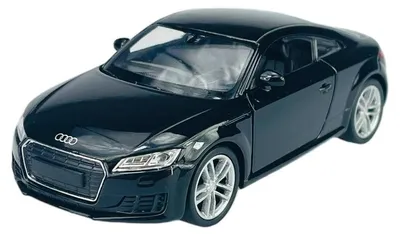 Produktbild von Welly Audi TT Coupe Modellauto Metall Schwarz  1:34