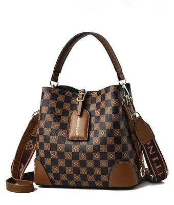 Produktbild von PHEVOS Frauen Handtaschen und Geldbörse Tote Taschen Damen Satchel Umhängetasche Retro Top Griff Hobo Geldbörse, Kaffee