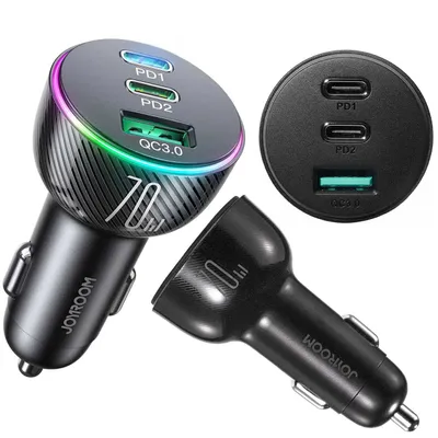 Produktbild von Joyroom 70W AutoLadegerät mit 3 Anschlussen USB 2 x USB-C
