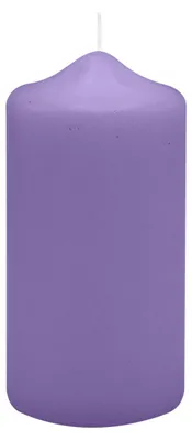 Produktbild von Spitzkopf Stumpen Kerzen Veilchen 12 x Ø 6 cm, 12 Stück