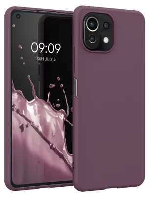 Produktbild von kwmobile Handyhülle für Xiaomi 11 Lite (5G) NE / Mi 11 Lite (5G) Hülle - TPU Case - Kabelloses Laden - Schutzhülle Cover in Helle Iris