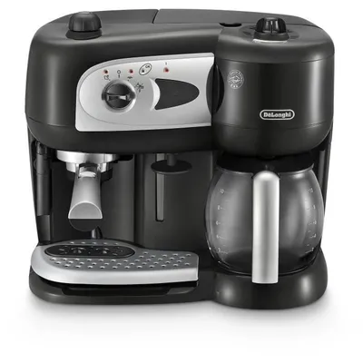 Obrázek produktu pro Kombinovaný espresso stroj DELONGHI BCO261B.1, 15 barů, pro pody a mletou kávu, 1,3 litru, černý/bílý