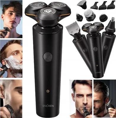 Zdjęcie produktu dla ENCHEN X8S-C MASZYNKA do strzyżenia TRYMER MASAŻER SZCZOTECZKA GOLARKA 5w1