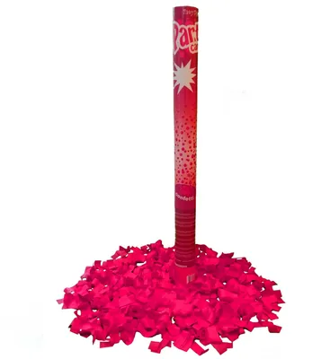 Produktbild von Konfettikanone 60 cm Party Shooter mit farbigen Konfettistreifen verschiedene Farben