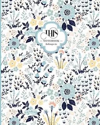 Image de Cahier décoratif 128x165/96K ligne Fleurs
