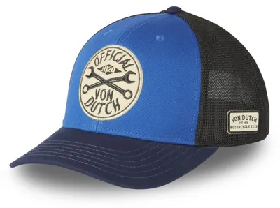 Produktbild von Von Dutch Originals Trucker Cap - SEMI-CURVED OFFICIAL Navy/Royal