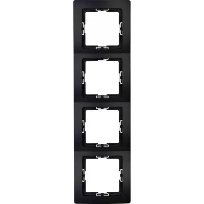 Produktbild von Kopp 308750065, Schwarz, Kunststoff, Thermoplast, konventionell, Kopp, Matte, IP20