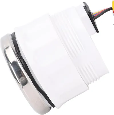 Obrázok produktu pre 52 mm motor, 4000 ot./min, otáčkomer s počítadlom prevádzkových hodín, 7-farebné podsvietenie pre nákladné vozidlá, traktory, autá, karavany, lode, DC 9 až 32 V, čierny ciferník, strieborný kryt CX6225