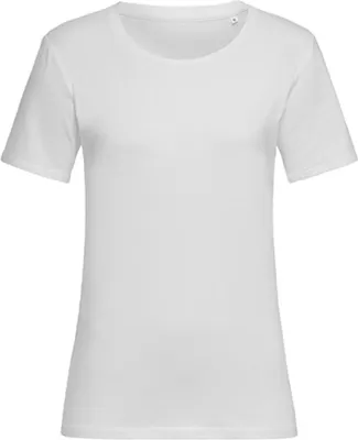Produktbild von Stedman ST9730 | Damen Relax Crew Neck, Single-Jersey Full-Feeder - Farbe: White - Größe: XS
