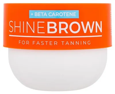 Productafbeelding van BYROKKO Shine Brown Beta-caroteen bruiningsversneller zonnebrandcrème (210 ml), Carroten bruiningsgel, effectief in zonnebanken en buiten