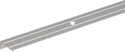 Produktbild von alfer Abschlussprofil 1 m, 25 x 10 mm Aluminium eloxiert silber