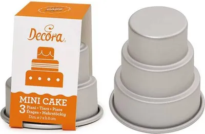 Produktbild von Decora 0062972, Kuchenform, Rund, Aluminium, Aluminium, 80 mm, 7 cm
