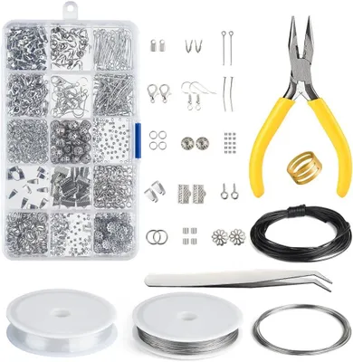 Productafbeelding van Sieradenmaakset - Sieradenreparatieset - Set voor het maken en repareren van sieraden