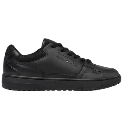 Obrázek produktu pro Tommy Hilfiger Basket Core Leather Ess pánská sportovní obuv černá r. 41