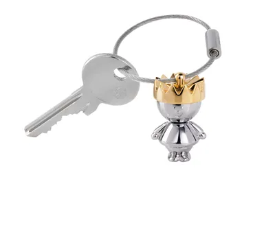Produktbild von Schlüsselanhänger mit goldener Krone LITTLE KING