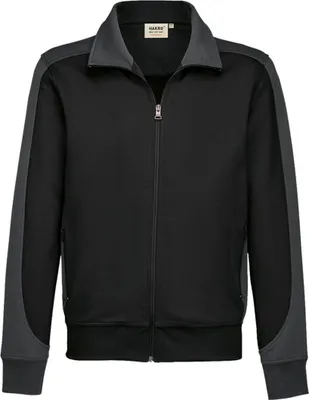 Zdjęcie produktu dla Bluza dresowa HAKRO Contrast MIKRALINAR® schwarz/anthrazit 5XL