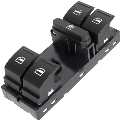 Obrázok produktu pre Škoda FABIA II 07–14 Ovládací panel elektrických okien ZELENÝ