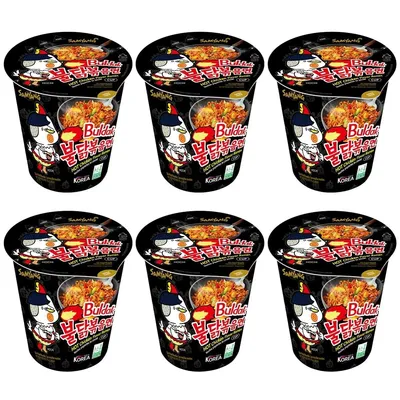 Produktbild von SAMYANG Instant Noodles Hot Chicken 70g 6er Pack