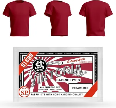 Produktbild von VIKTORIA Textilfarbe waschmaschinenfest (59 FARBEN) - stofffarbe, färbemittel textilien, stofffarben waschfest, textil farbe, kleidung färben