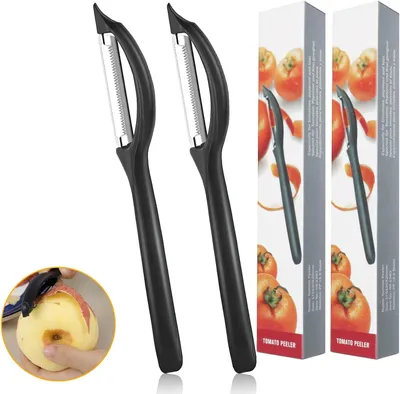 Productafbeelding van Aardappelschiller 2 Stuks, RVS, Ergonomisch Handvat, voor Fruit en Groenten