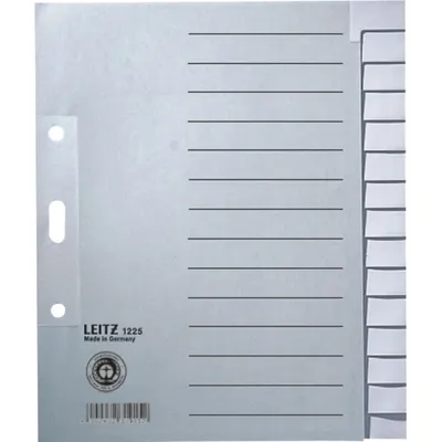 Produktbild von Leitz Register, A5, 17 cm, 20 cm