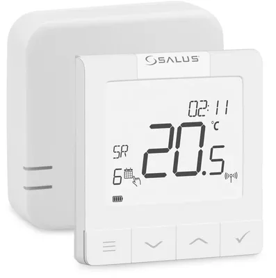 Produktbild von WQ610RF Quantum Thermostat Funk mit einem Aufputzempfänger