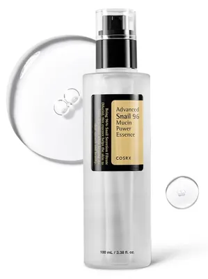 Produktbild von COSRX fortschrittliche Schnecken-Muzin-96-Power-Essenz 100 ml fl. oz | Schneckensekret-Filtrat 96 % | Hautreparaturserum | CPNP, Koreanische Hautpflege, ohne Tierquälerei, ohne Parabene, ohne Alkohol