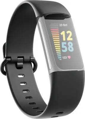 Produktbild von hama Armband für Fitbit Charge 5, in Schwarz