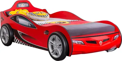 Obrázek produktu pro Cilek RACECUP auto postel dětská postel závodní postel červená, matrace:bez