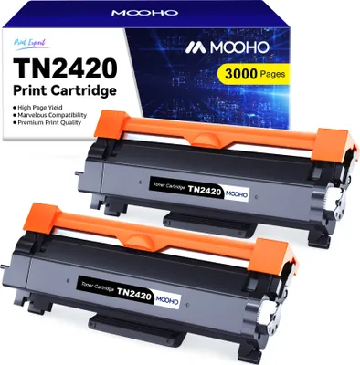 Produktbild von 2x TN2420 TN 2410 Toner kompatibel für Brother 2420 DCP-L2530DW MFC-L2710DW MFC-L2750DW HL-L2350DW HL-L2730DN 【3,000 Seiten】