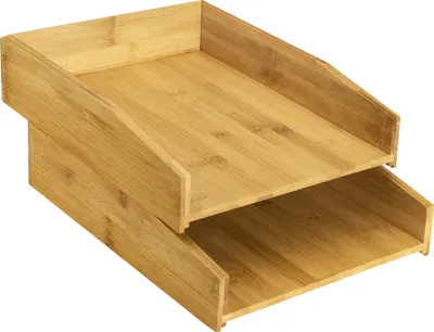 Zdjęcie produktu dla cep 2240010301 CEP Zestaw tacek na listy Silva, DIN A4, wykonane z drewna bambusowego