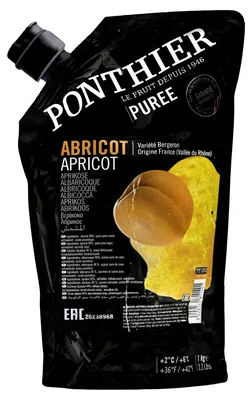 Produktbild von Ponthier APRIKOSEN PÜREE Marillen-Frucht-Mark-Püree 1KG