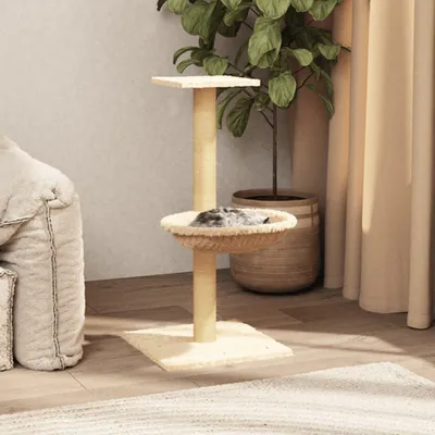 Image de Arbre à chat avec colonne à griffer en sisal 74 cm Arbre à grimper Arbre de jeu pour chats