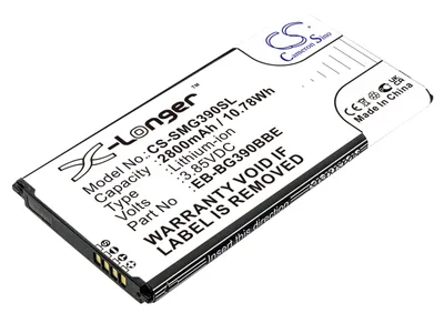 Obrázek produktu pro TECHTEK Baterie kompatibilní s [Samsung] Galaxy Xcover 4, Galaxy Xcover 4 2017 TD-LTE, Galaxy Xcover 4S, SM-G390, SM-G390F, SM-G390W, SM-G390Y nahra