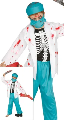Produktbild von Guirca Doktor Zombie Junge Kostüm 5-6 Years 5-6 Years