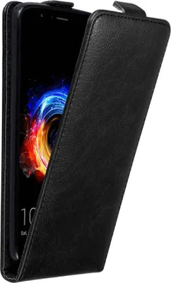 Produktbild von Cadorabo Hülle für Honor 8 PRO Schutz Hülle in Schwarz Flip Etui Handyhülle Case Cover