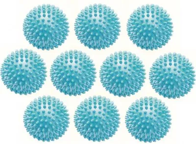 Produktbild von Wasballen – Trocknerbälle – 8 Stück – Wiederverwendbar – Trocknerbälle – Weichspülerersatz – Wäschebälle – Schnellere Trocknung – Anti-Knitter – Wäschebälle – Set