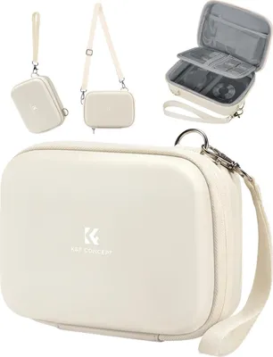 Image de Etui pour appareil photo numérique Eva-conception de coque dure beige - antichoc étanched【K&F