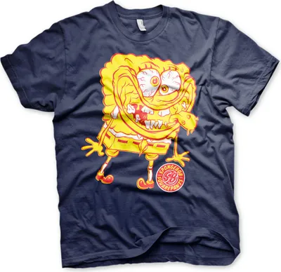 Produktbild von Spongebob Squarepants - Weird T-Shirt - Medium - Navy