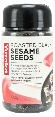 Produktbild von Yutaka Schwarze geröstete Sesamsamen 100g