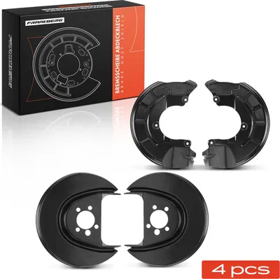 Immagine prodotto di Frankberg 4x piastra di ancoraggio disco freno anteriore e posteriore per VW Polo 9A Seat Ibiza Fabia Audi A1