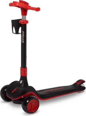 Produktbild von TOYZ, Roller Kinder 3 Jahre, Scooter Kinder Satura, Kinderroller, Dreirad, Schwarz