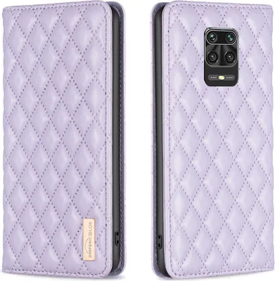 Obrázek produktu pro Redmi Note 9 Pro Pouzdro, Elegantní Flip Kožené Pouzdro s Kapsami na Karty a Stojánkem pro Xiaomi Redmi Note 9 Pro Max /Note 9 Pro /Note 9S Fialová